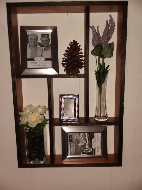 Rustic Reclaimed Redwood Shelves. Curio Shelf, Picture Frame Shelves, Spice Rack, Kitchen Rustic Wall Decor, Farm House Unique - image 1