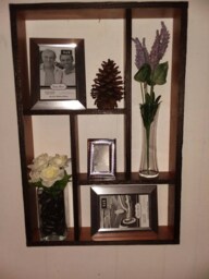 Rustic Reclaimed Redwood Shelves. Curio Shelf, Picture Frame Shelves, Spice Rack, Kitchen Rustic Wall Decor, Farm House Unique - thumbnail 1