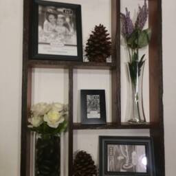 Rustic Reclaimed Redwood Shelves. Curio Shelf, Picture Frame Shelves, Spice Rack, Kitchen Rustic Wall Decor, Farm House Unique - thumbnail 2