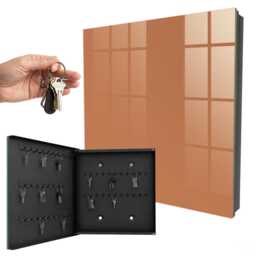 Dull Orange Key Cabinet For Home, Box Minimalist Backgrounds & Patterns, Lovers Of Modern Design - thumbnail 1