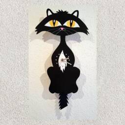 Silhouette Pendulum Clock Daisy - thumbnail 3