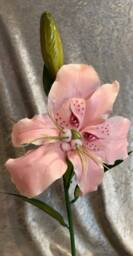 "Alice in Wonderland - Non Talking Flowers ""Pink Tiger Lily" - thumbnail 3