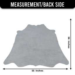 Luxurious Large Black & White Cowhide Rug - Natural Hair-On Leather For Stylish Spaces - thumbnail 3