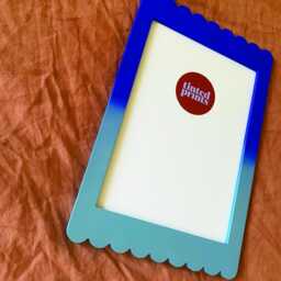 Scallop Picture Frame A4 - Ombre Blue Free Shipping Australia Gallery Wall Unique Home Decor Gift Australian Made - thumbnail 2