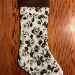 Personalized Pinecone Christmas Stocking - thumbnail 3