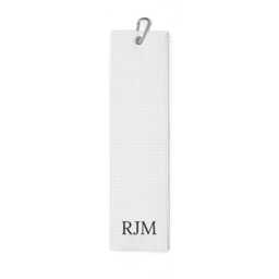 Monogrammed Waffle Golf Towel - thumbnail 2