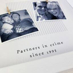 Dad Photo Frame - Fathers Day Gift- & Me Personalised Partners in Crime Now Then Photos - thumbnail 3