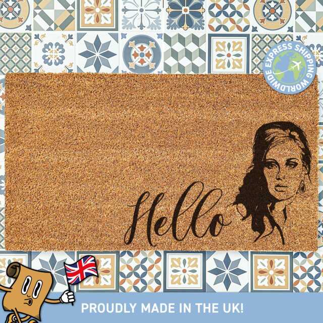 Adele Hello Door Mat, Doormat Funny Welcome, Song Lyric It's Me, New Home Decor, Gift For Men & Women - image 1