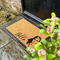Adele Hello Door Mat, Doormat Funny Welcome, Song Lyric It's Me, New Home Decor, Gift For Men & Women - thumbnail 2