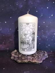 The Star - Aquarius Tarot Pillar Candle - thumbnail 1