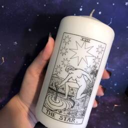 The Star - Aquarius Tarot Pillar Candle - thumbnail 2
