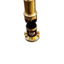 Vintage Brass Student Microscope Set Working Optics, 7-7.5 Inch Gift For Her - thumbnail 2
