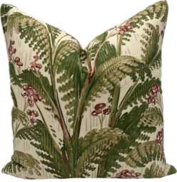 Lee Jofa Pashley Print Berry Cushion Cover Pillow Double Sided - thumbnail 1