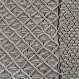 Macrame Headboard, Over Bed Decoration, Shabby Chic Decor, Bedroom Wall Hanging - thumbnail 3