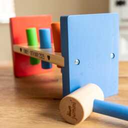 Personalised Hammer Bench Wooden Toy, 1st Birthday Gift - Lc1053 - thumbnail 4