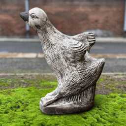 stone Goose Sculpture Cement Bird Decoration Handmade Outdoor Figurine Concrete Garden Duck Ornament Bird Yard Art Lover Gift - thumbnail 1