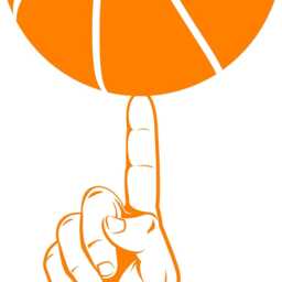 Basketball Wall Decal, Spinning Ball Hand Silhouette, Player Art, Sports Motivation Decor, Athlete Design - thumbnail 3