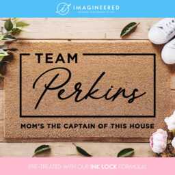 Custom Family Team Doormat - Name Gifts For Mom Gift From Daughter Personalized Door Mat New Home - thumbnail 1