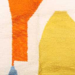 Moroccan Rug, Beniourain 5.7x7.7 Ft, Fabulous Yellow & Orange Carpet - thumbnail 2