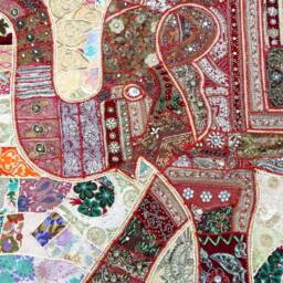 Elephant Tapestry Vintage Patchwork, Bohemian Wall Hanging - 80x100 Inches - thumbnail 3