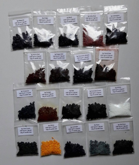 Candle Dye Chips Flakes 3G Highly Concentrated Dyes 1.5Kg To 3Kg 20 Colours Making - Wax - image 1