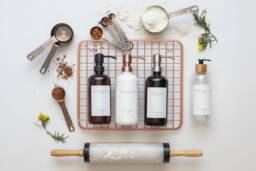 Sale-Final Sale-No Returns-Scratched - Plastic Bottle Soap Dispenser -Shampoo/Conditioner/Dish Soap-Signature Collection