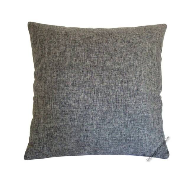 Gray Cosmo Linen Decorative Throw Pillow Cover/Case Cushion 18x18 - image 1