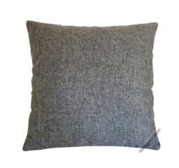 Gray Cosmo Linen Decorative Throw Pillow Cover/Case Cushion 18x18 - thumbnail 1