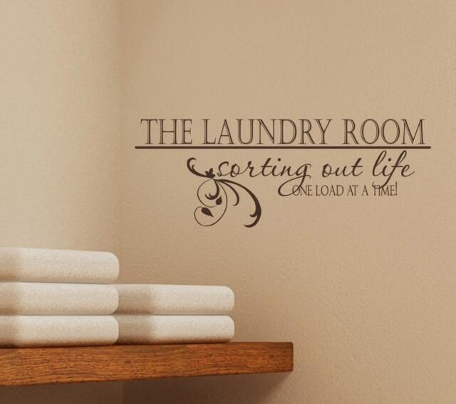 Laundry Room Wall Decal Sorting Out Life Vinyl Art - image 1