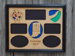 11x14 Custom Laser Engraved Picture Frame - Holds 8x10 Photo Or Multiple Small Photos Design Your Own Frame, Collage - thumbnail 1