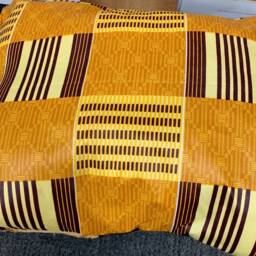 Kuba Cloth Pillow, African Mudcloth Luxury Vintage Ethic Ankara Pillow - thumbnail 3