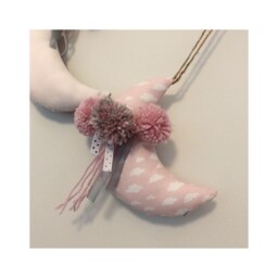 Handmade Pretty Moon Wall Hanging Decor Nursery - thumbnail 1