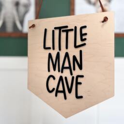 Little Babe Cave Sign, Man Cave, Girl Nursery Decor, Girls Room Playroom Safari Nursery, Kids Wall Art, Door - thumbnail 2