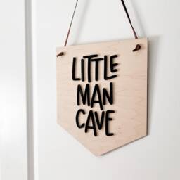 Little Babe Cave Sign, Man Cave, Girl Nursery Decor, Girls Room Playroom Safari Nursery, Kids Wall Art, Door - thumbnail 3