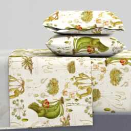 Botanical Sheets - Carnivorous Plant Illustration By Thecalvarium Vintage Style Sundew Cotton Sateen Sheet Set Bedding Spoonflower