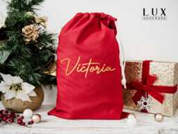 Personalised Santa Sacks Extra Large Red - Christmas Stocking For Custom Xmas Gift, Stockings - thumbnail 1