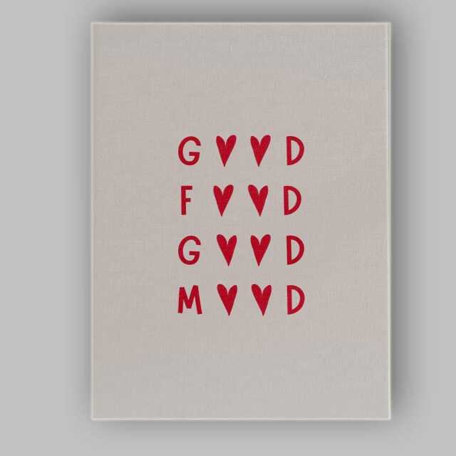 Minimalist Good Food Mood Typography Canvas Wall Art Print Decor Picture Ready To Hang - image 1