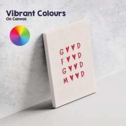 Minimalist Good Food Mood Typography Canvas Wall Art Print Decor Picture Ready To Hang - thumbnail 4
