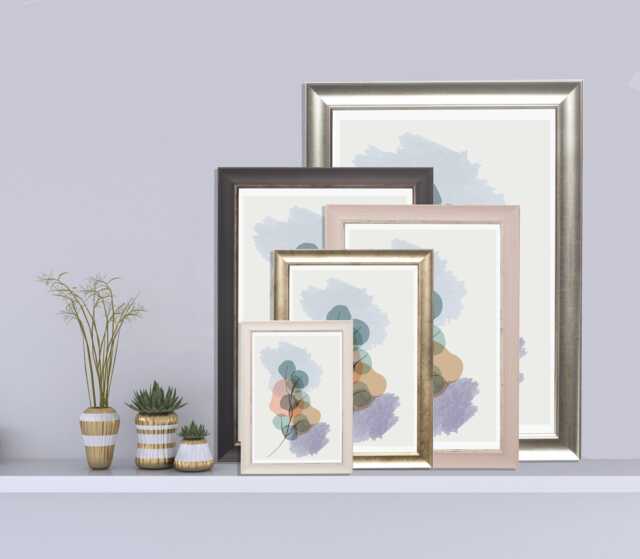 A2/A3/A4/A5 Shabby Chic Vintage Range 25 Mm Picture Frame Photo Frames, Poster Gold , Black Silver Pink - image 1