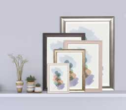A2/A3/A4/A5 Shabby Chic Vintage Range 25 Mm Picture Frame Photo Frames, Poster Gold , Black Silver Pink