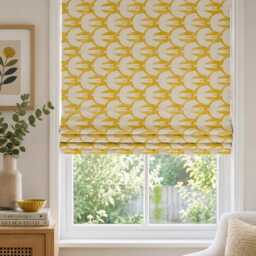 Scion Pajaro Dandelion Yellow Roman Blind - Mid Century Modern Made To Measure - thumbnail 2