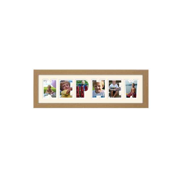 Nephew Photo Frame Word Name Special Gift - 1277 By Photos in A Word - image 1