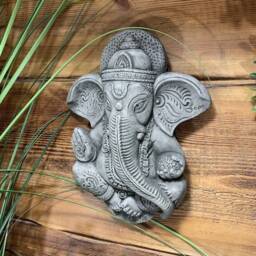 stone Garden Ganesh Ganesha Buddha Wall Plaque Ornament - thumbnail 2