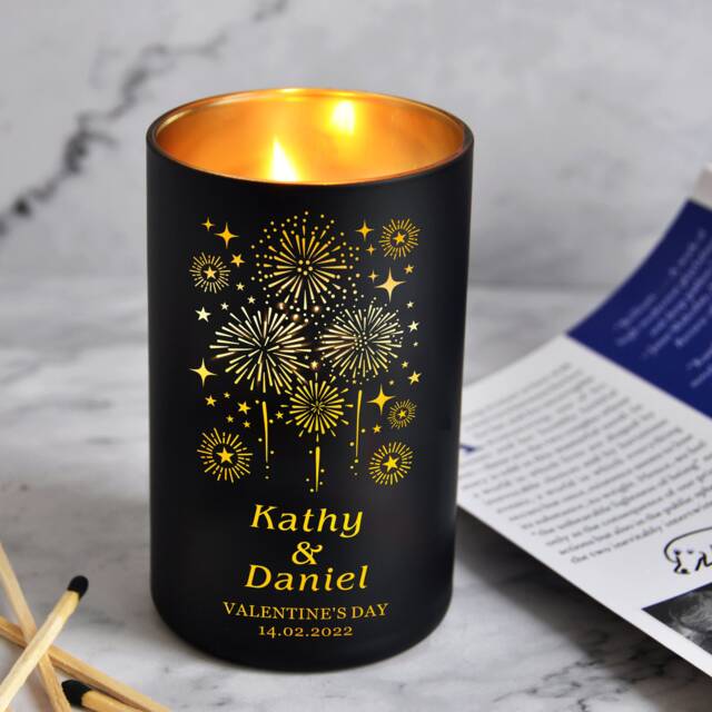Personalised Scented Candle Coconut Wax Mothers Day Gifts For Her Custom Gift Birthday Anniversary Up To 40 Hours Burn Time - image 1