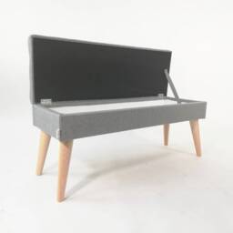 Lovare Bench With Storage Space 60 cm Rossi Furniture + Cushion - thumbnail 2