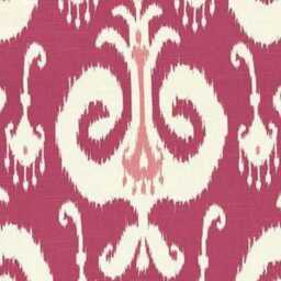 "Raspberry Ikat Pillow Cover Home Accents Himalaya Fabric - 18"" X 18" - thumbnail 2