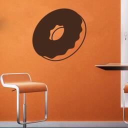 Donut Wall Decal Removable Vinyl Sticker T995 - thumbnail 1
