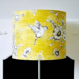 Yellow Lampshade 20cm 25cm 30cm 35cm 40cm Drum Lamp Shade - Handmade Home Decor Ceiling Table Mustard - thumbnail 3