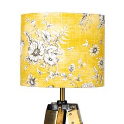 Yellow Lampshade 20cm 25cm 30cm 35cm 40cm Drum Lamp Shade - Handmade Home Decor Ceiling Table Mustard - thumbnail 4