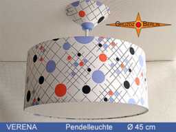 Vintage Lamp Verena Pendant With Diffuser in Retro Design